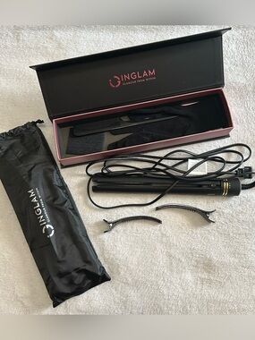 Hot Tools Pro Artist Black Gold Ionic 1 Inch Flat Iron